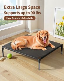 Pet Bed, No Assembly Required, Foldable, Portable, Waterproof & Moisture-Proof, Breathable & Antibacterial, All-Season Sleeping Mat for Cats and (Color: Oxford cloth S)